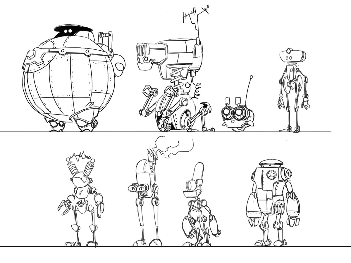 HUGS_Official's tweet photo. Meet The Automatons in this week's Legacy of the Copper Skies Character Spotlight:  https://t.co/U0zIYKXTqx https://t.co/ccJfUDcefo