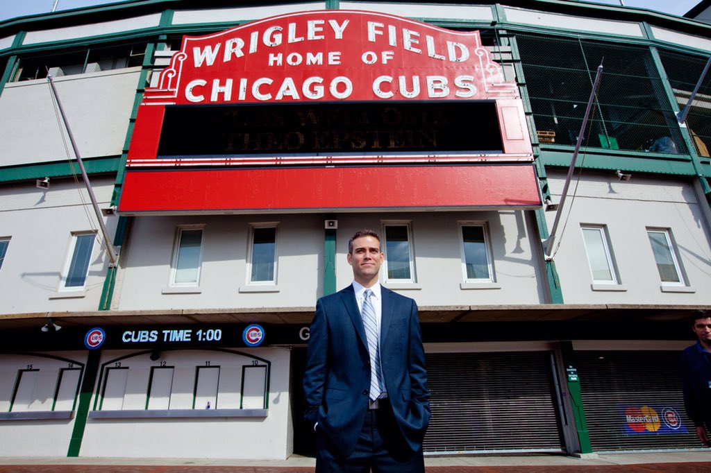 Happy Birthday to Theo Epstein. The man with the most swagger in 