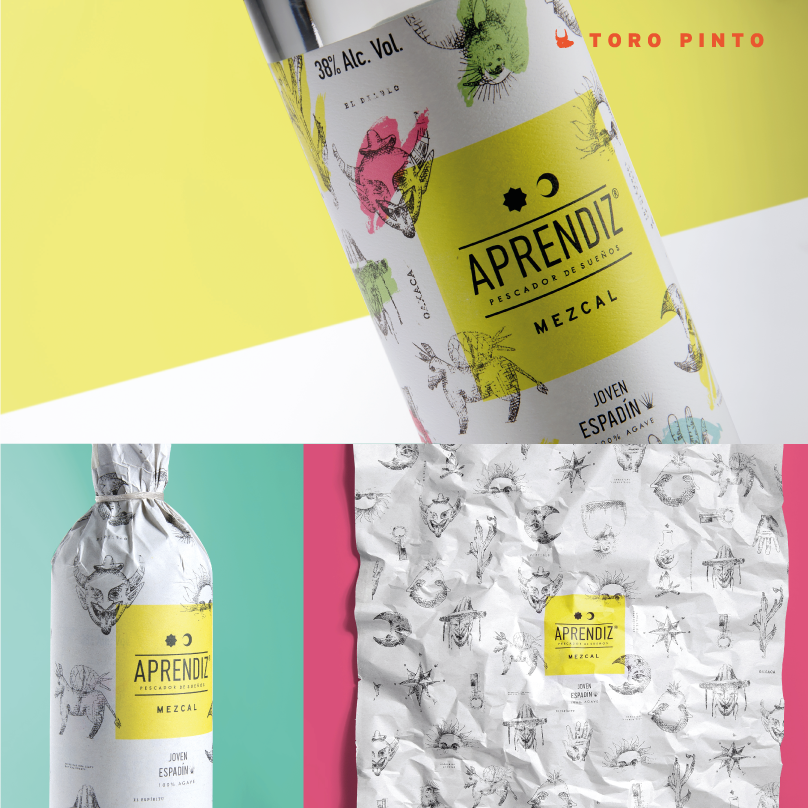 ToroPinto's tweet photo. 1er año #ToroPinto. Aprendiz Mezcal #Proyectos2015
#Narrativa #storytelling #branding #packaging #book #copywriting https://t.co/w8A1faTkQG