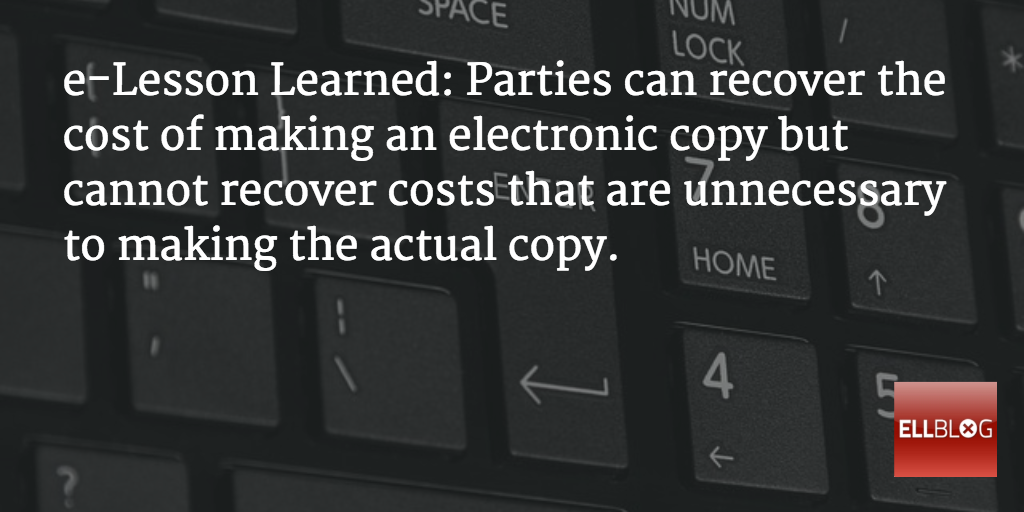 Discovia's tweet photo. Did the Budget For Electronic Copies Just Go Down? https://t.co/7J5V0YbdED #eDiscovery #litigationsupport https://t.co/Obc3iIKLL2