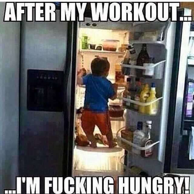 The fridge is where gainz happen.