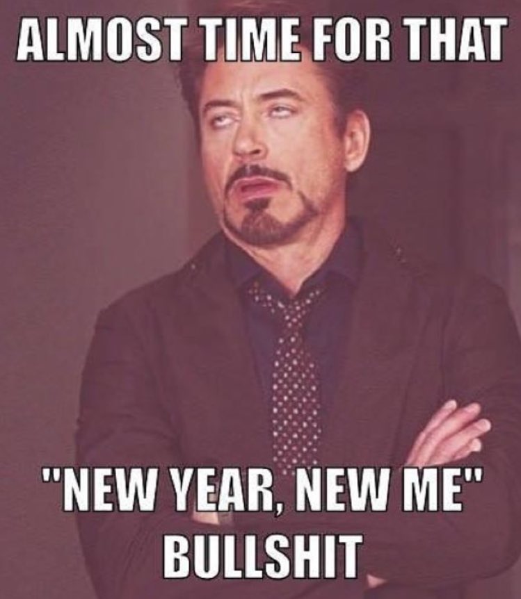 And so the #bullshit begins 😁😒 #newyear #newme