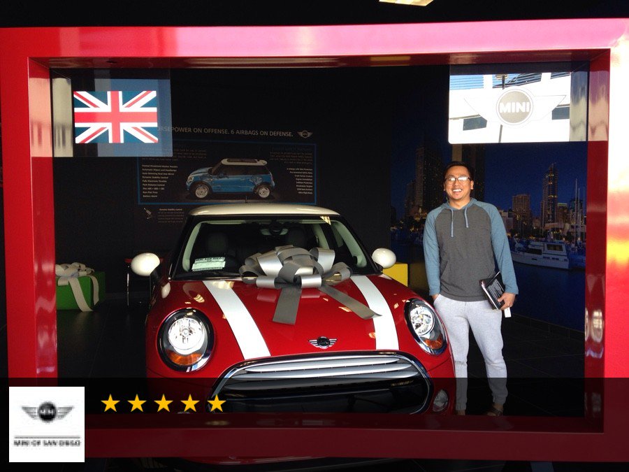 miniofsandiego's tweet image. There is nothing better than seeing a happy guest with a new MINI. #MINI #SD #MINISD gofanbase.net/l/3098