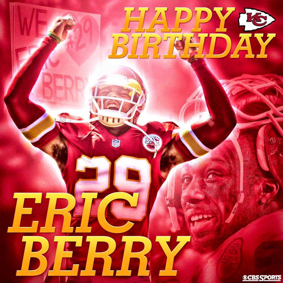Happy Birthday Eric Berry!  