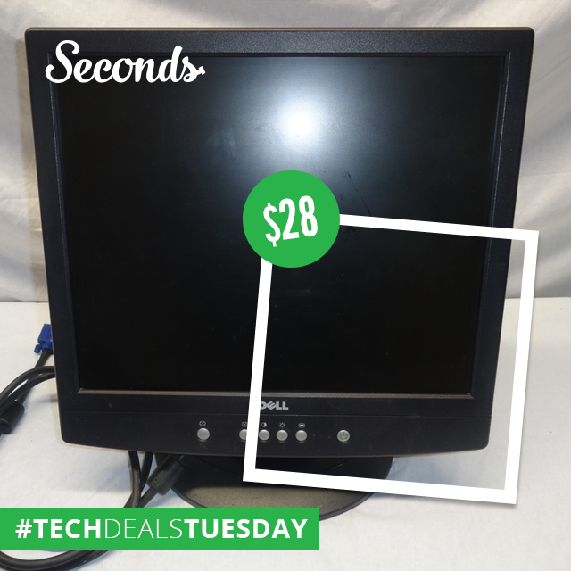 secondsdotcom's tweet photo. Looking for a LCD #display for #school or #work? This #monitor is purchase-worthy, only for $28.  #TechDealsTuesday https://t.co/5P9J02naMZ