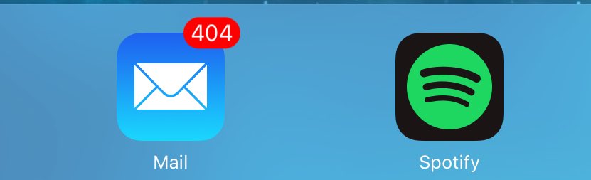 DoktorKermit's tweet image. OMG, what to do, my iPad cannot find any of my emails - returning 404 not found! #ioshelp #ipadhelp #applehelp