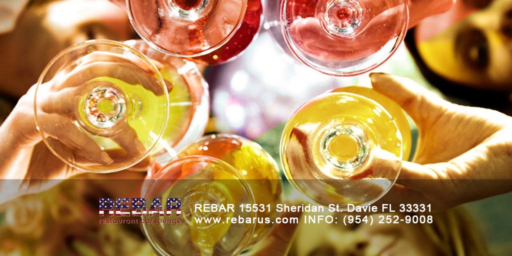 Wanna relax after a hard day of work? Come by and refresh your afternoon with a tasty drink! #ReBarVibes #DavieFl