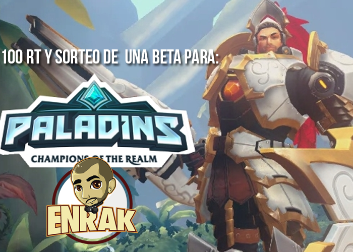enrakali's tweet photo. A los 100 RT de esta publicación regalo una beta para @PaladinsGame  entre los RT #PALADINS #GIVEAWAY #BETA https://t.co/x3omDWFDXc