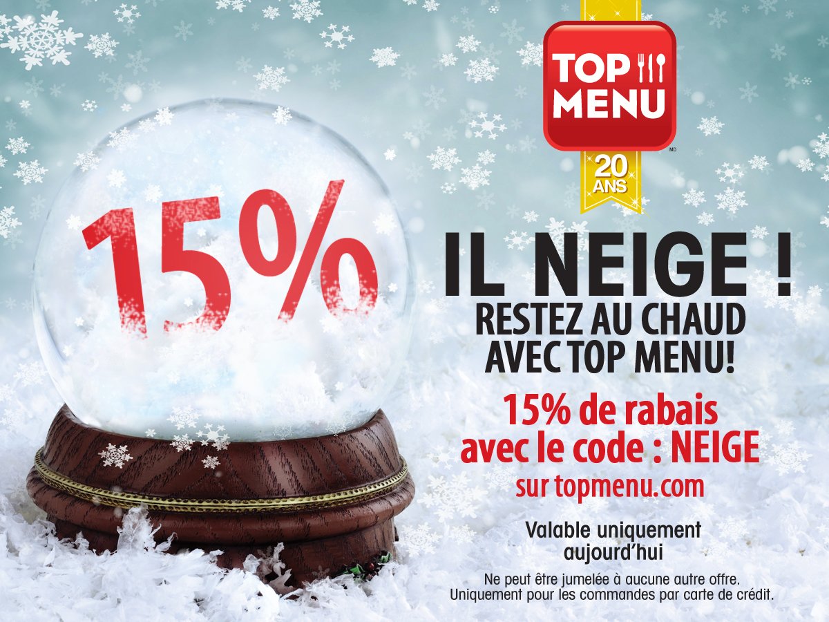 topmenuweb's tweet photo. Restez au chaud et profitez de 15% de rabais ! https://t.co/WRGBVSyFcl https://t.co/A0mkqgAY19