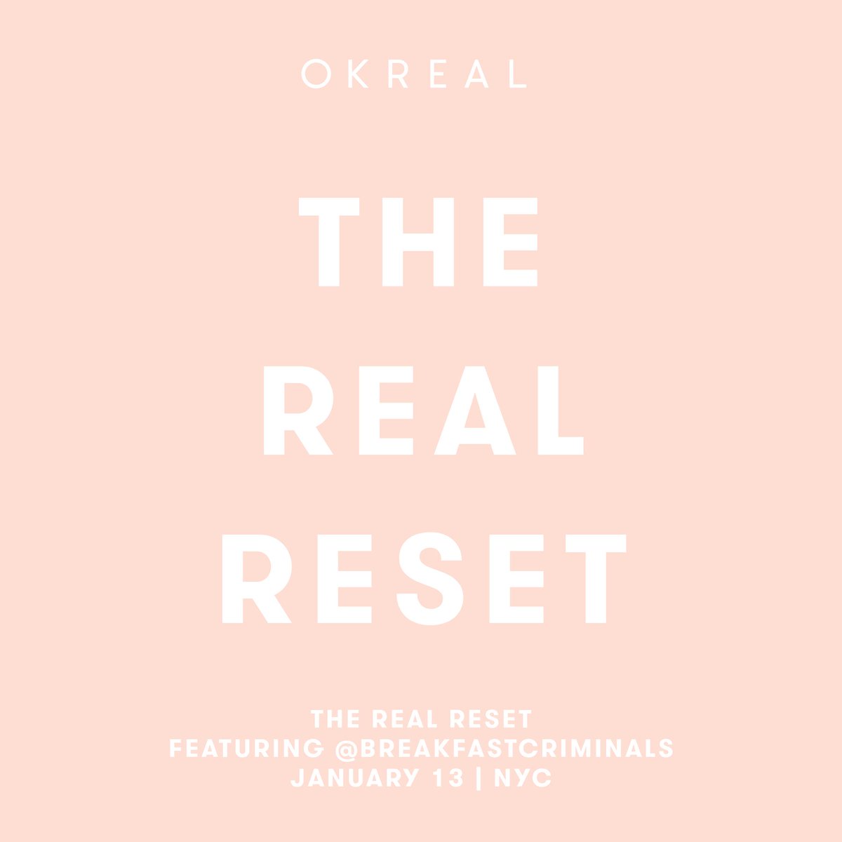 breakfastcrmnls's tweet photo. #Resolutions are about to get @heyOKREAL treatment. Join me, few tix left: https://t.co/WyBkkQIZxz #realreset https://t.co/PrpXtcYfev