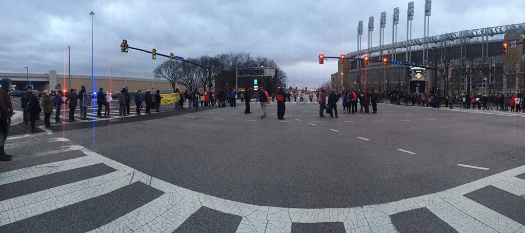 rachology216's tweet photo. Holding this space for the mother of #AngeloMiller, killed by @CLEpolice in 2007 #organizeCLE https://t.co/b8jxYuGVUJ