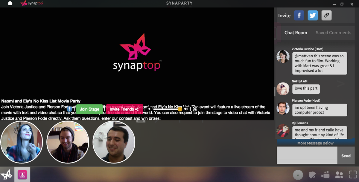 Thanks everyone for joining us for the #NoKissList live viewing party! We will reach out to winners via email.