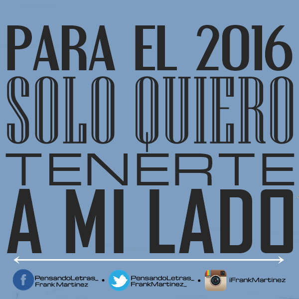 Para el 2016...