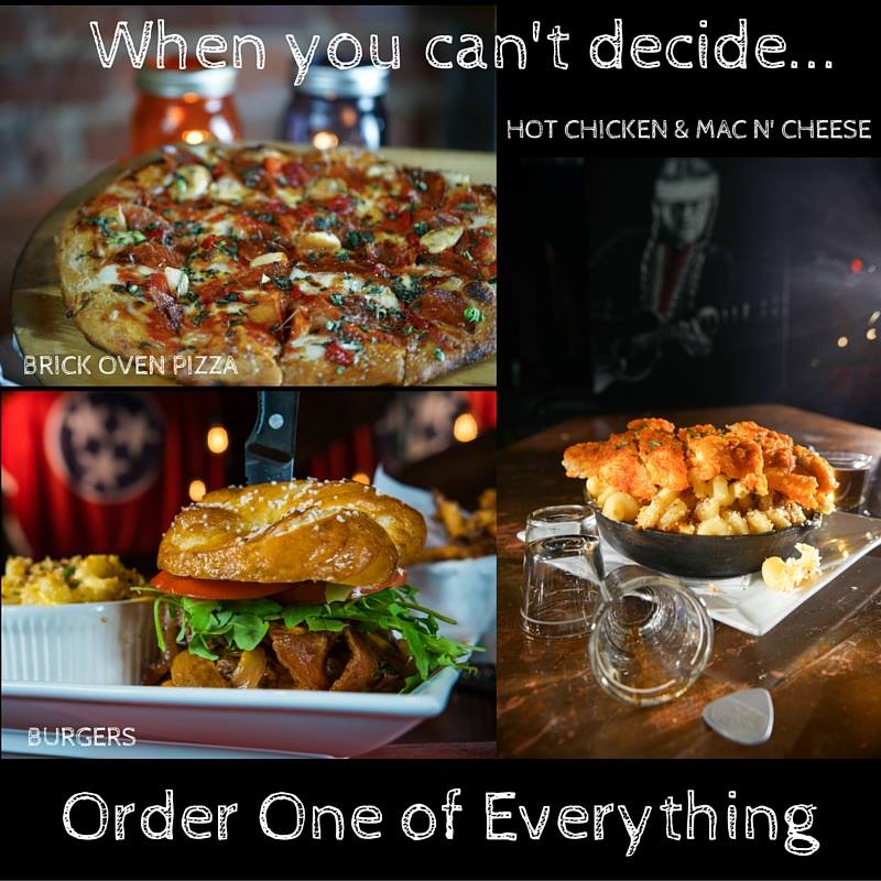 It's still the holiday season, so we won't judge. #ordereverything #burgers #pizza #hotchicken #Stillery