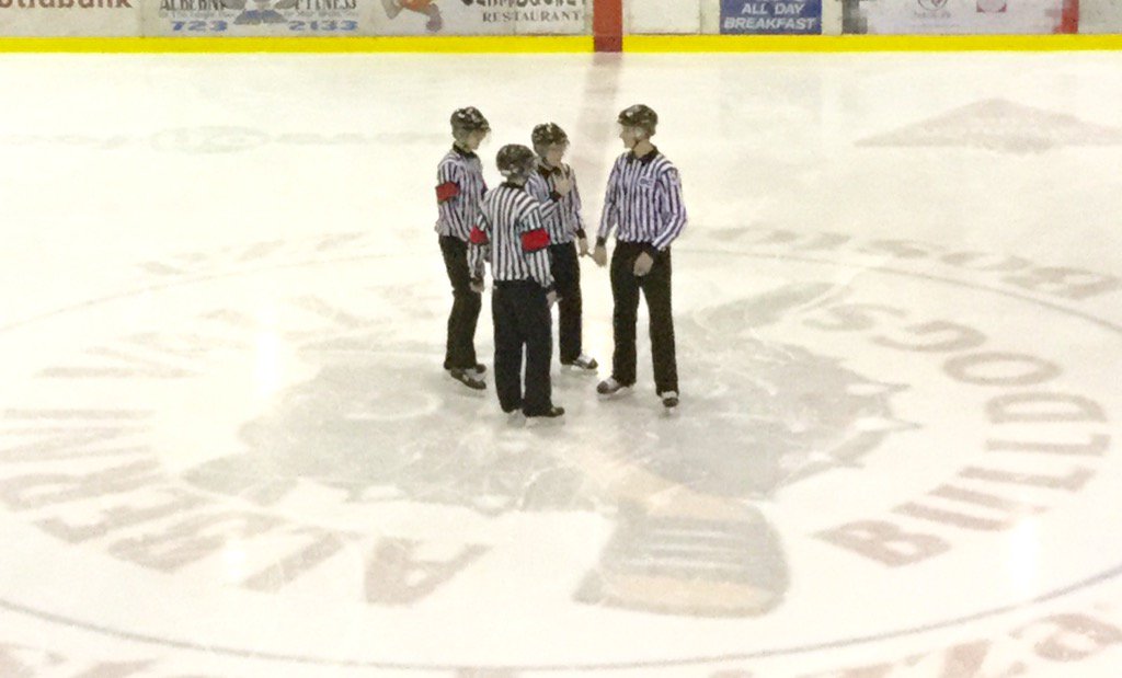 BCHockey_Refs's tweet photo. Our Officiating team is ready,lead by N.Island Mentor  John Hall @ the BCHockey Mentorship event in Pt.Alberni https://t.co/0S8FBJsvRU
