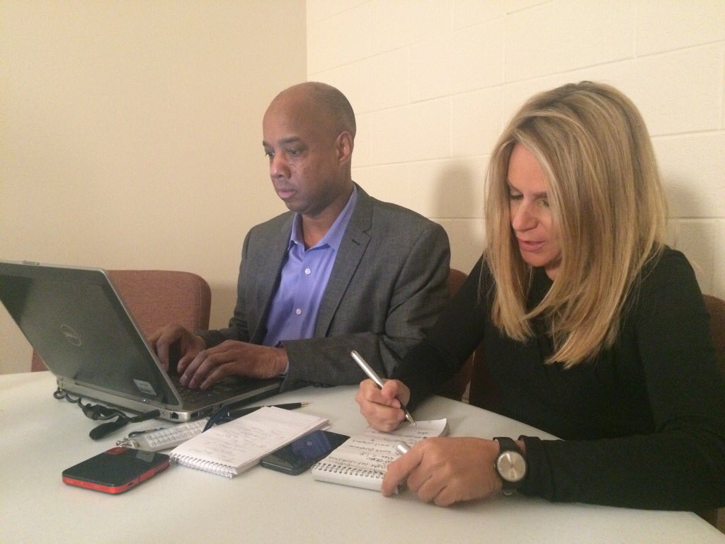JulieFineTX's tweet photo. With #politicalpartner @gromerjeffers at Sen. Ted Cruz event in Cisco @NBCDFW @dallasnews https://t.co/y0TNHU9fAg