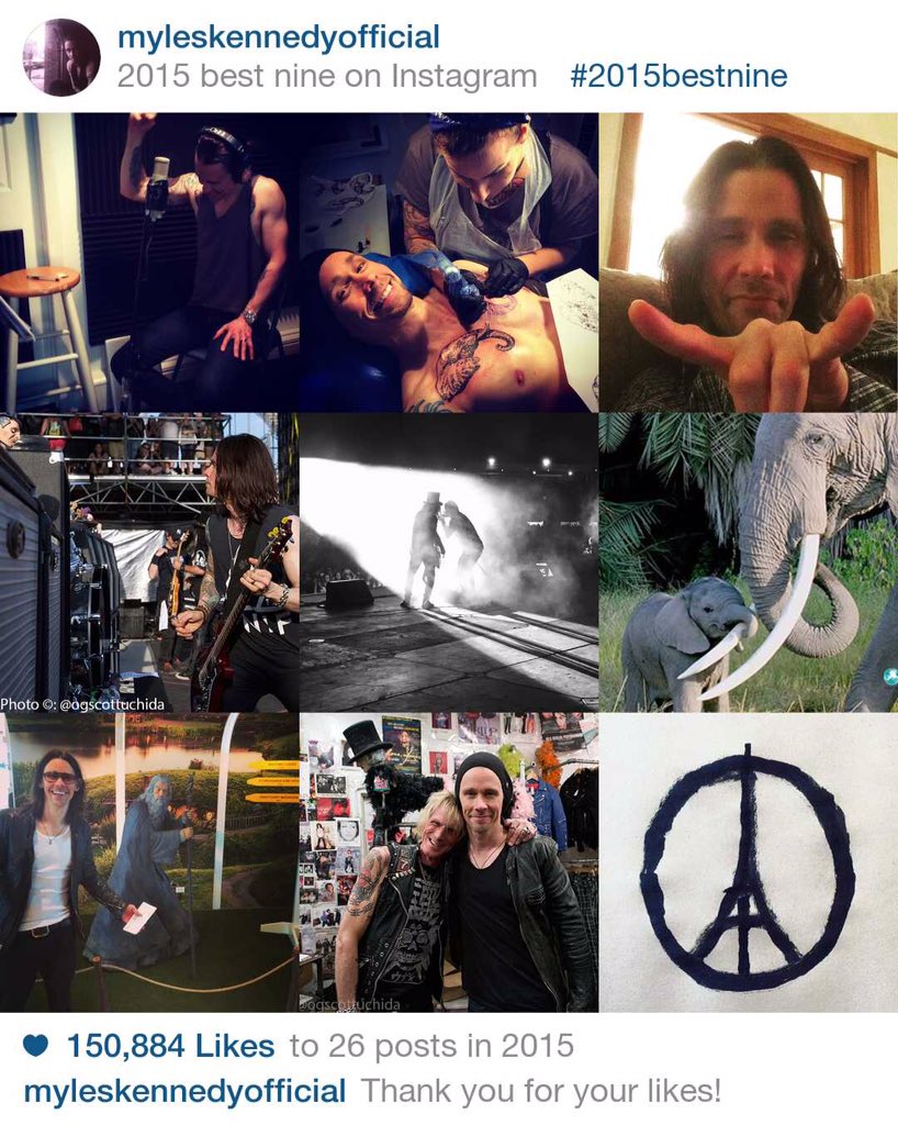 MylesKNews's tweet photo. #MK2015
@MylesKennedy's top 9 pictures of 2015! 🤘🏼😉📷🐘 https://t.co/mnpkJLxpI6