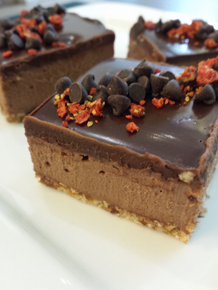 Chocolate Espresso Cashew Cheesecake! #Vegan #RawFood #GlutenFree #GoodForYou #HamOnt