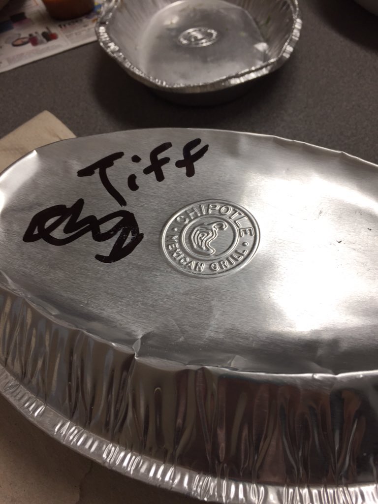 tiffanylee_'s tweet photo. Chipotle and I are on a "Tiff" level https://t.co/KkNAdnKZfK