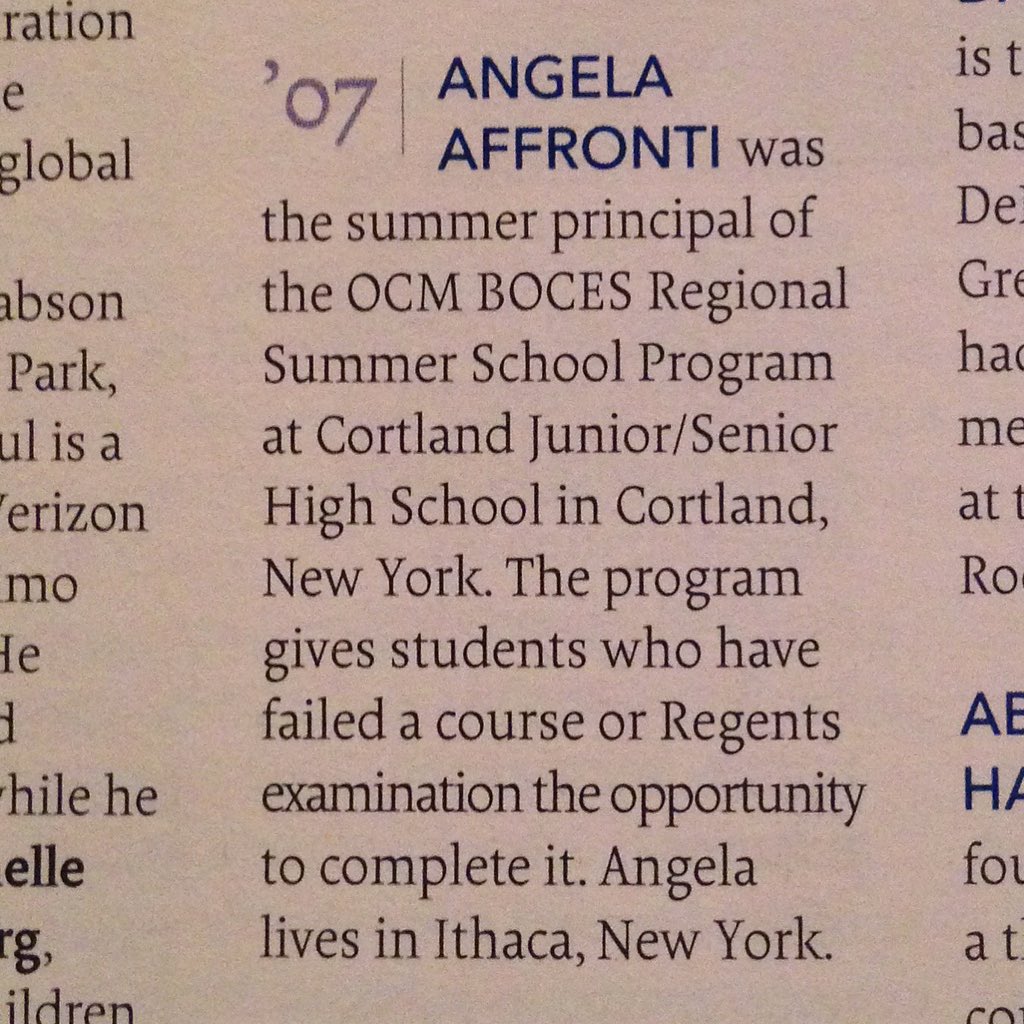VCSEdTech's tweet photo. @IthacaCollege I am in #ICView #AlumniNotes #ICAlumni Proud to be a member of the alumni community! @OCMBOCES1 https://t.co/nNaTmt8PKL