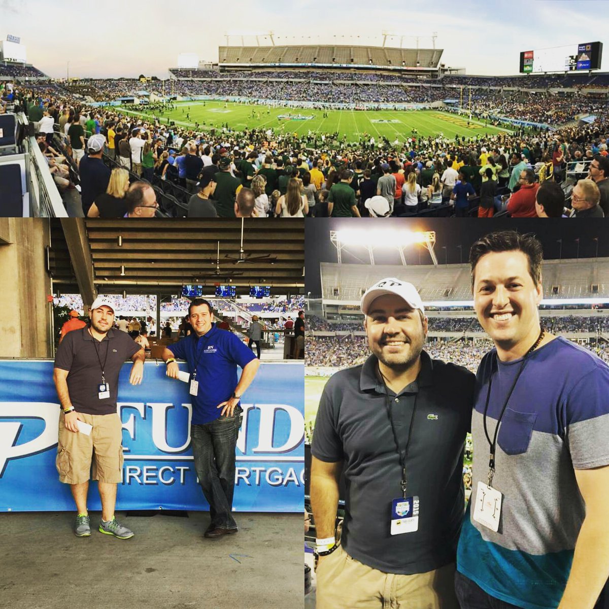 Out at the #RussellAthleticBowl today. It's #UNC vs #Baylor. Which team are you on? 🏈 instagram.com/p/_5XLITH7Ui/