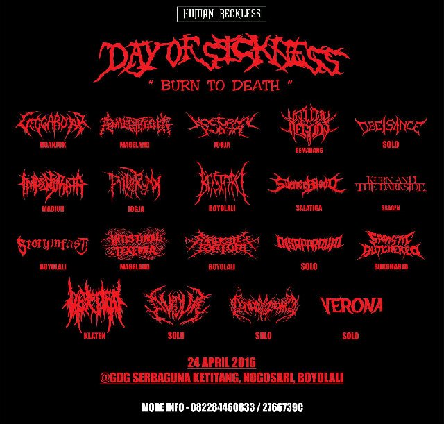 See you boyolali"<a href="/dayofsickness/">MONSTER OF BLAST</a>: Full line up "
