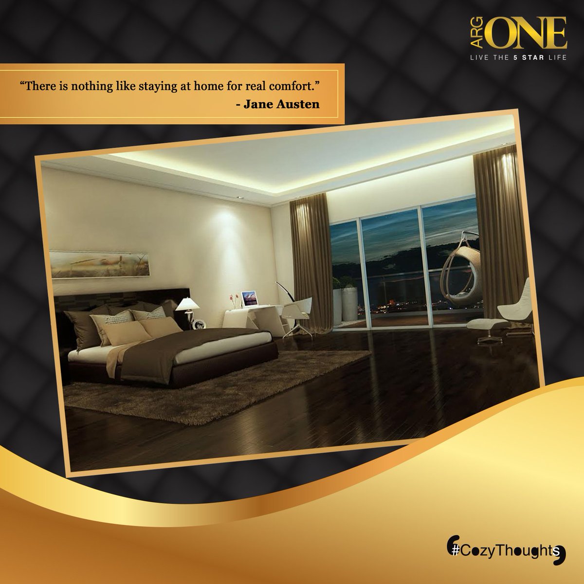 argonejaipur's tweet image. ARG One offers you the real comfort starting at just Rs. 1.25 Crs.
#CozyThoughts