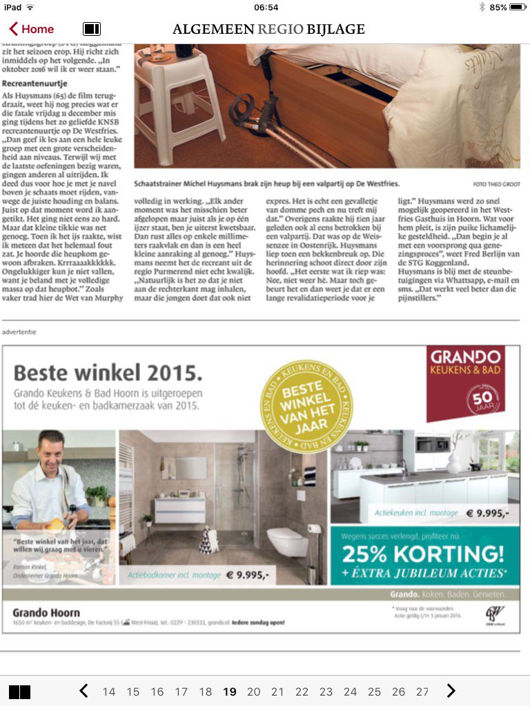 Fijn winkelen in #Hoorn!Gefeliciteerd #Grando Hoorn met titel beste keuken- en badmakerzaak.