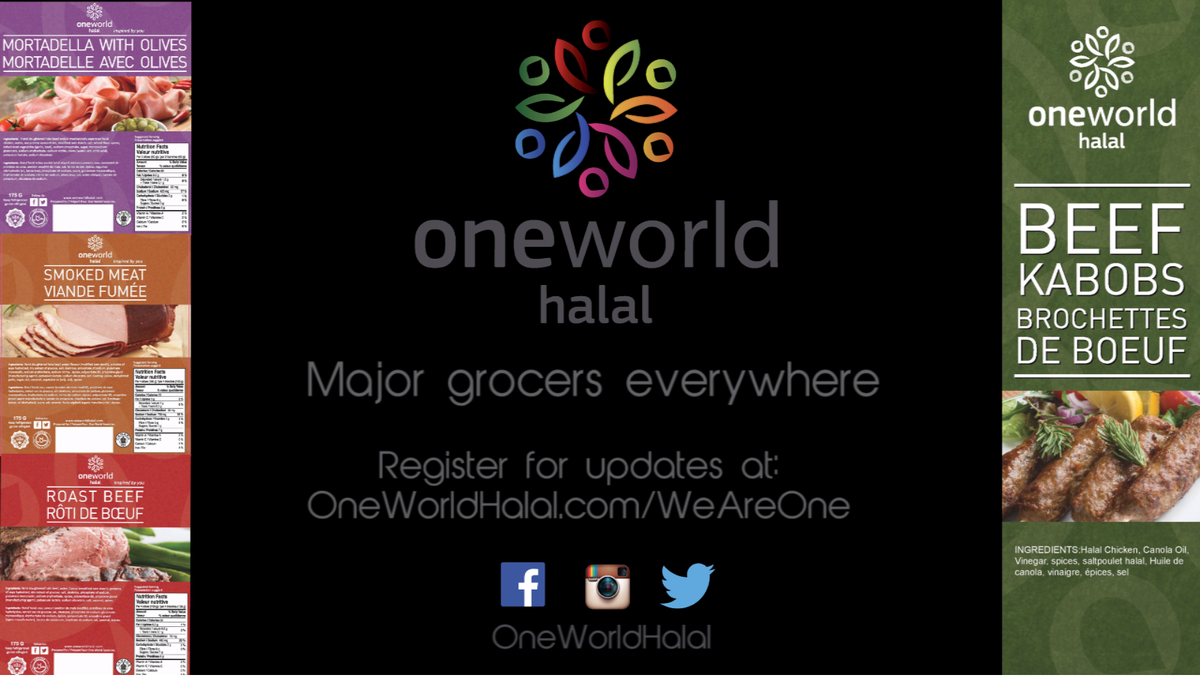 oneworldhalal's tweet photo. #oneworldhalal is proud to be launching our full Deli line. First @ Freshco. OneWorldHalal Inspired by you... https://t.co/bm69YBsfm7
