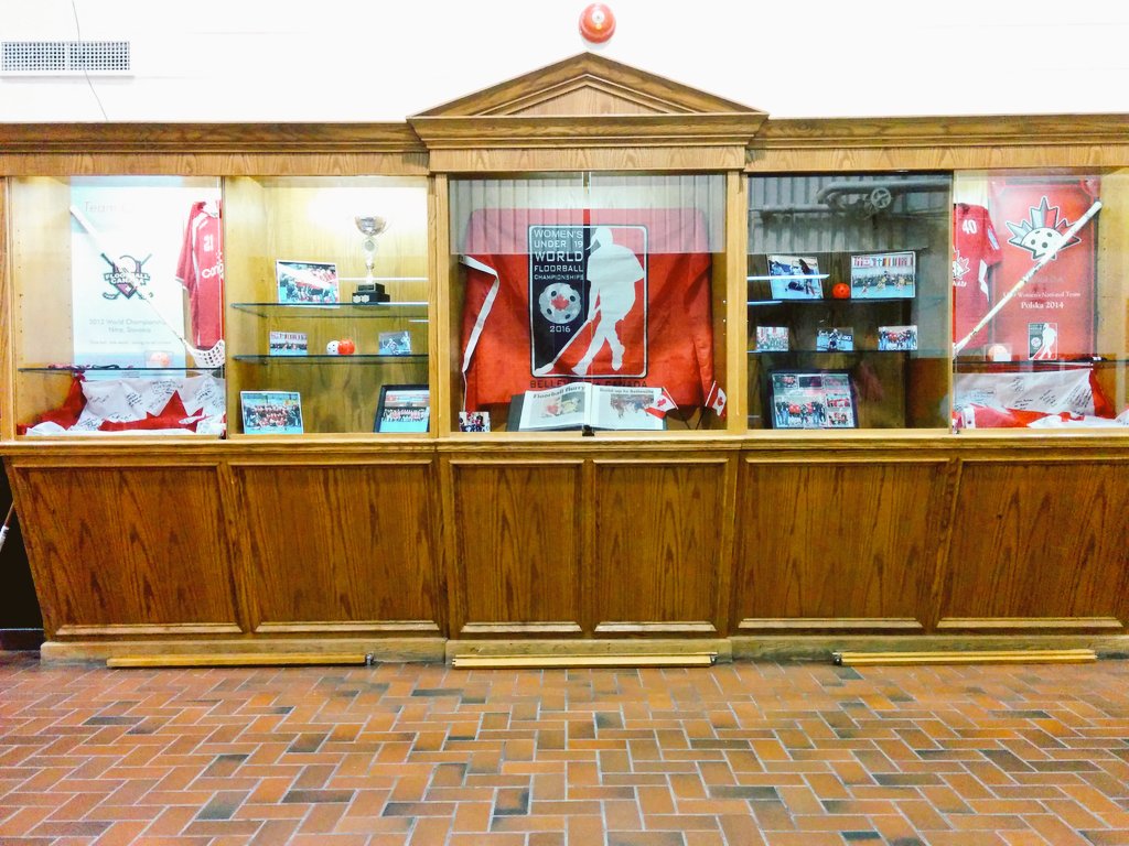 U19WFC's tweet photo. Newest addition to the @QSWC at the Yardman Arena, where Division-A #floorball games for #u19wfc in May 2016 https://t.co/Omnz61Uab9
