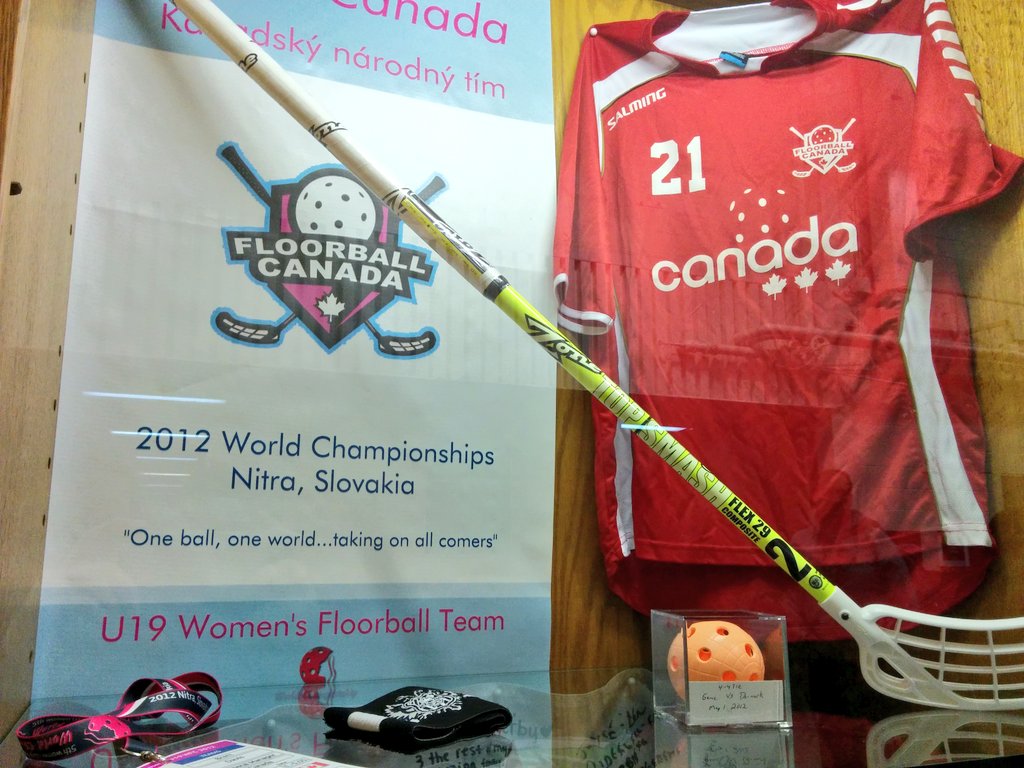 Newest addition to the <a href="/QSWC/">Belleville QSWC</a> at the Yardman Arena, where Division-A #floorball games for #u19wfc in May 2016