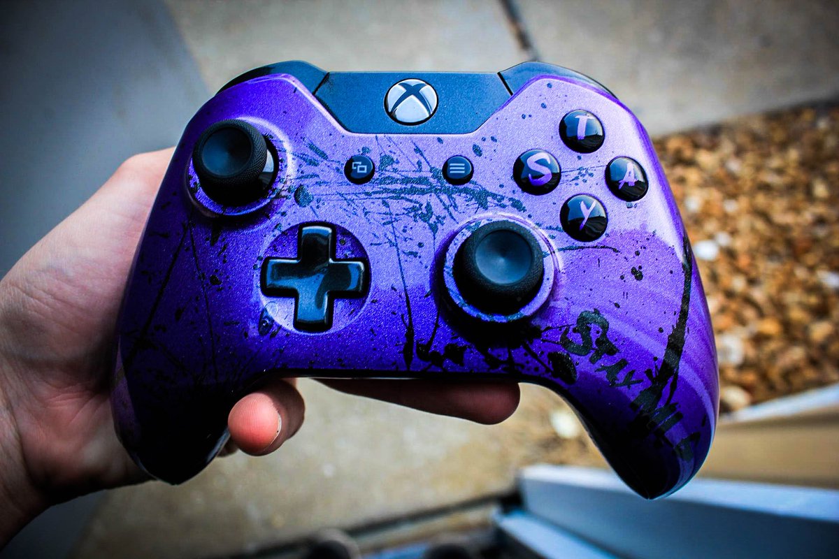 LukaFotus's tweet image. Nightmare Purple &amp;amp; Carbon Black! Do you like this theme? Create your OWN at pluscontrollers.com! 20% OFF SALE!