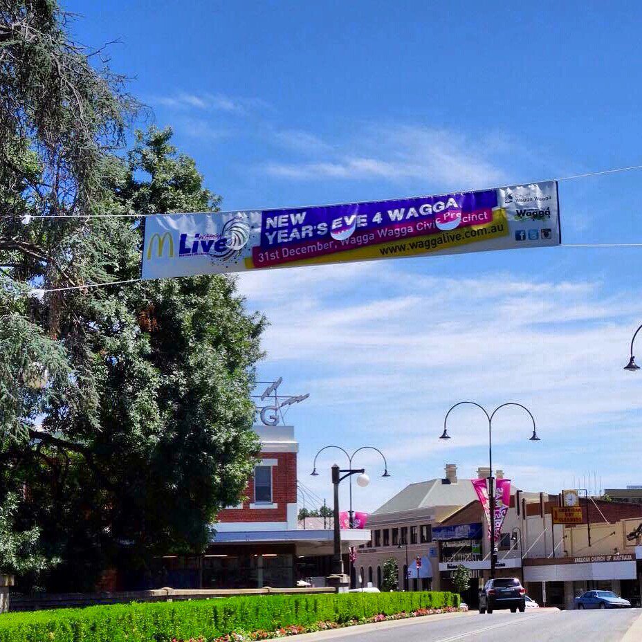 It's all happening, #WaggaLive15 preparation and set up is in full swing!