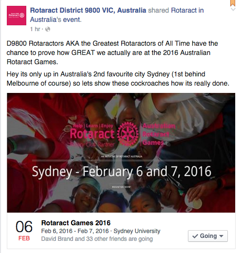 RotaractAU's tweet image. The challenge has been set #rotaractaustralia #gameon #rotaract