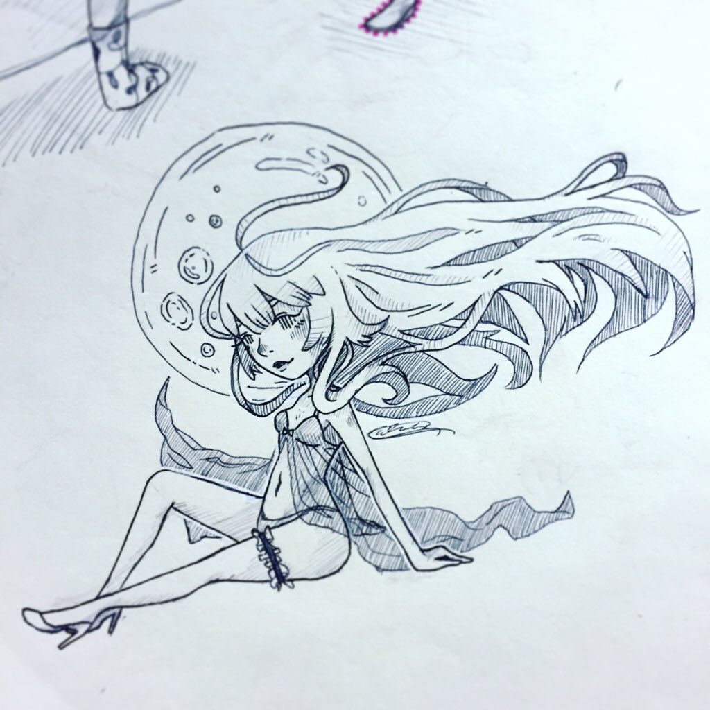 DaydreamingLamb's tweet photo. Drew this like a month or so ago :3 #doodle #lineart #datposedoe https://t.co/4fwVe4GHTy