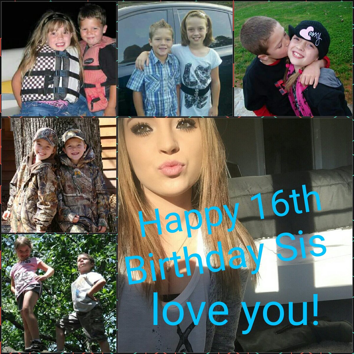 Happy 16th birthday to the best sister anyone could ever ask for. I love you sis <a href="/ViktoriaLane/">Viktoria Lane</a> thx for being awesome