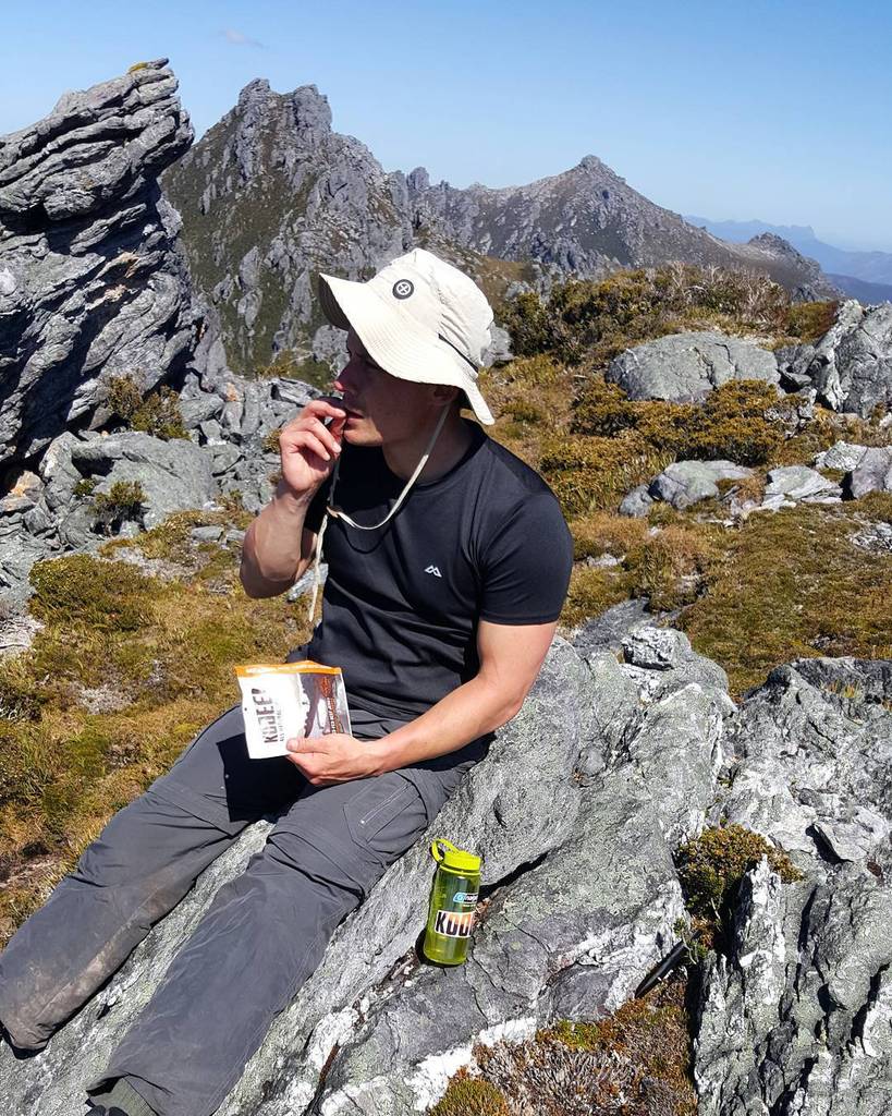 ffourie's tweet photo. Thank you @kooeesnacksau! #kooee!. This is just what we needed right now in the Western Arthurs! https://t.co/PFQa919Lg0