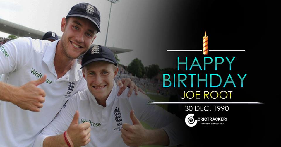 Happy Birthday \"Joe Root\". He turns 25 today. 