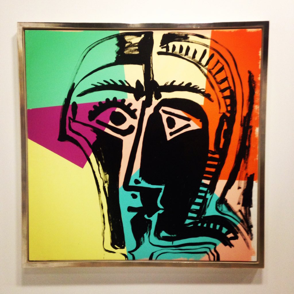 homonihilis's tweet photo. Picassomania'da Andy Warhol - Head (After Picasso) No III #picasso #picassomania #andywarhol @LeGrandPalais https://t.co/xji9Oy9T1z