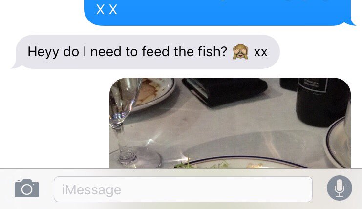 JohnDalziel's tweet photo. Best text from the OH while I've been away!!! 😂🐠🐟🐡 #DontForgetTheFish https://t.co/xqTQnMazyQ