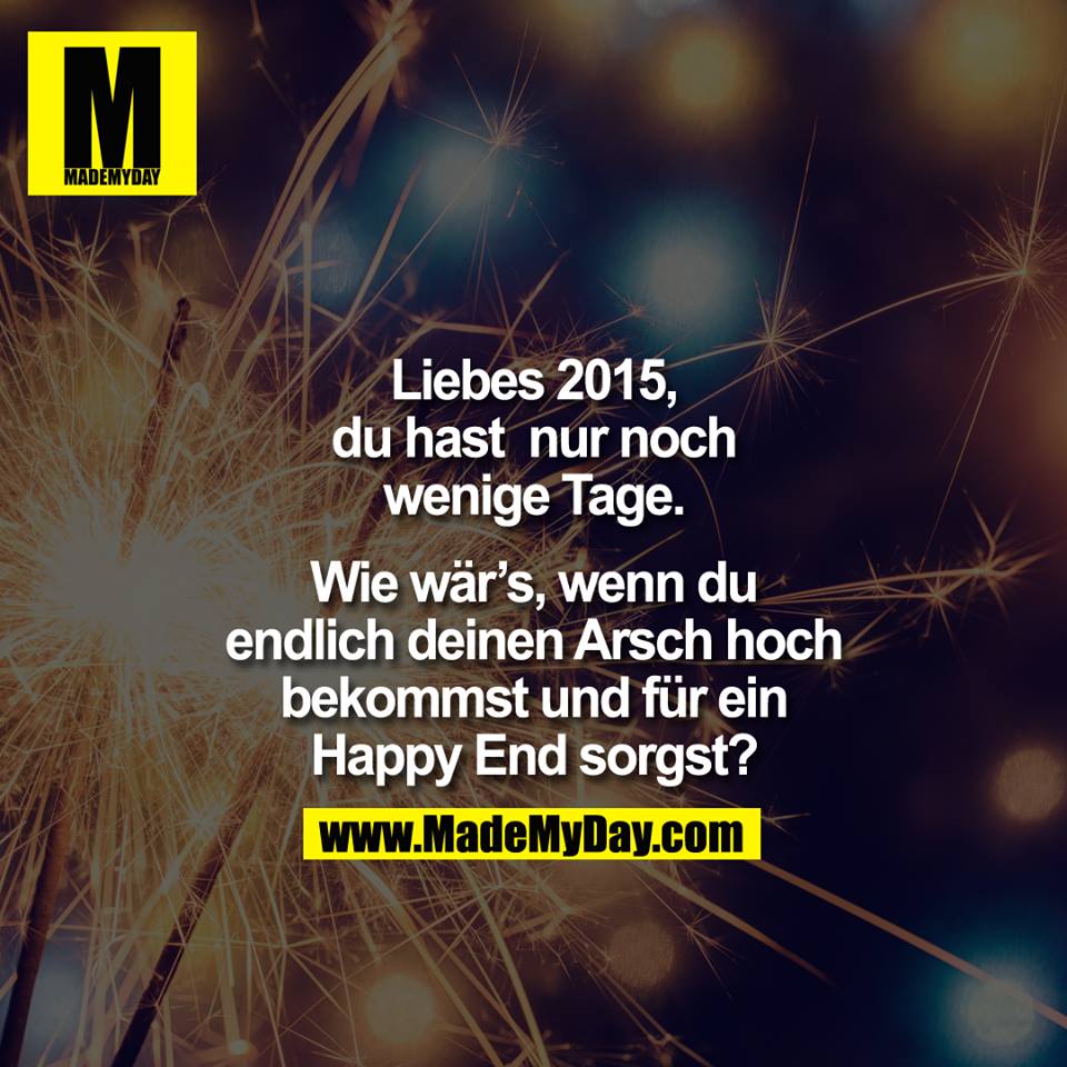 Ich glaube nicht daran, aber was nicht ist kann noch werden.
Oder? Und bei euch?