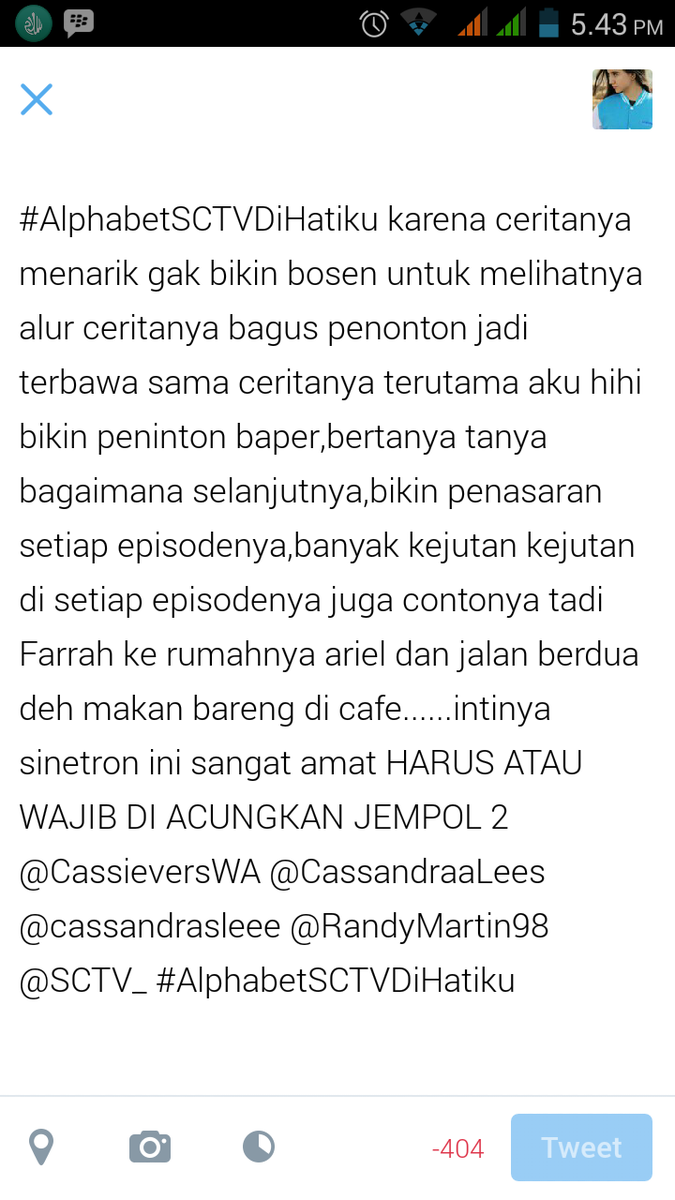 fisa_cassievers's tweet photo. Wml 😊 @CassieversWA @CassandraaLees @cassandrasleee @RandyMartin98 @SCTV_ #AlphabetSCTVDiHatiku 💛 https://t.co/53ql2ifR3L