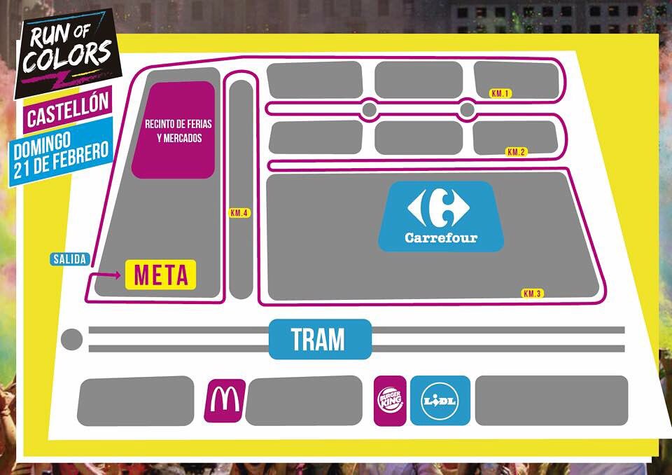 Este es el recorrido de la carrera! #yovoyalarunofcolors
