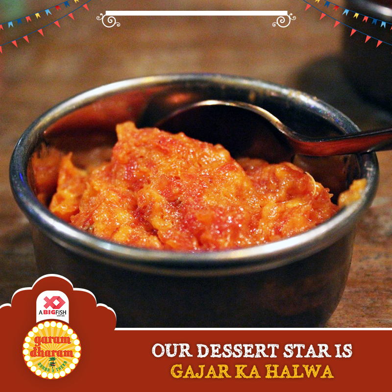 GaramDharam_GD's tweet photo. Our dessert star is Gajar ka Halwa. https://t.co/cjdVky2BiQ