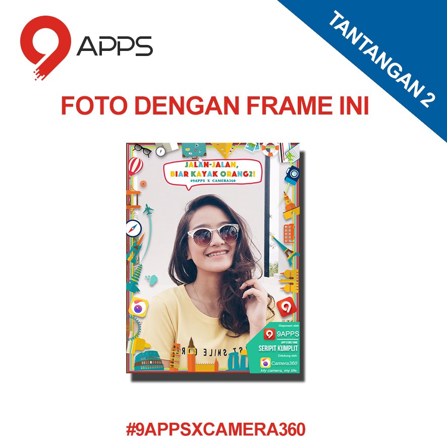 9Apps_id's tweet photo. Lanjut TANTANGAN 2! Cekrek.. cekrek.. cekrek..!!! #9APPSxCamera360 https://t.co/pusnzWsNWh