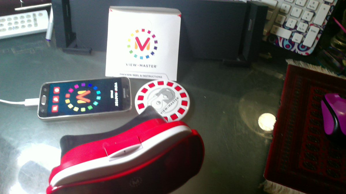 annrkiszt's tweet photo. I liked the #viewmasterVR so much I got all 3 experience packs! cost like #cardboard, more convenient than #gearVR https://t.co/qEcZHQ03q8