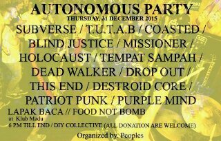 Do The Riots *LetsGooo..!!!
#Gigs #HarkorPank  #doityourself #NewYear #SelamatTahunDepan :p