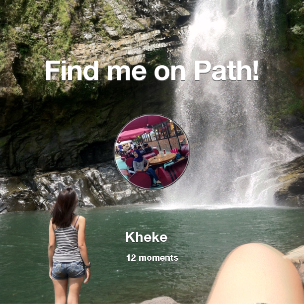 sie_kheke's tweet photo. Find me on #Path now! Go to: https://t.co/y4U1L5dzkJ! #thepersonalnetwork https://t.co/zA5LHyrkq8