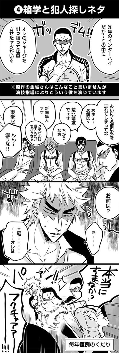 年末なので!
笑ってはいけない自転車競技部2015(総北→京伏/熊本→呉南→箱学) 