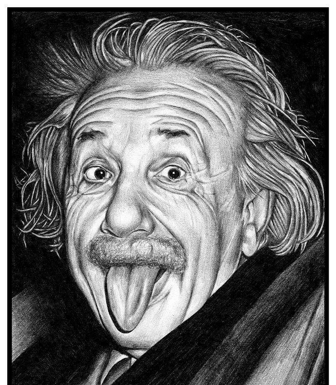 Albert einstein cartoon Cut Out Stock Images & Pictures - Alamy